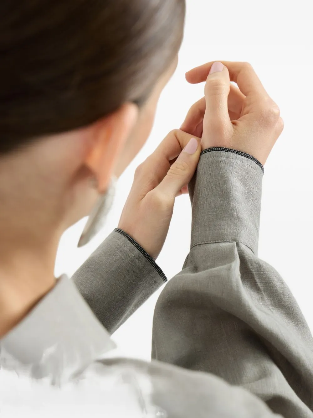 LINEN MONILI BUTTON SHIRT sold by Lord & Taylor product image thumbnail 4