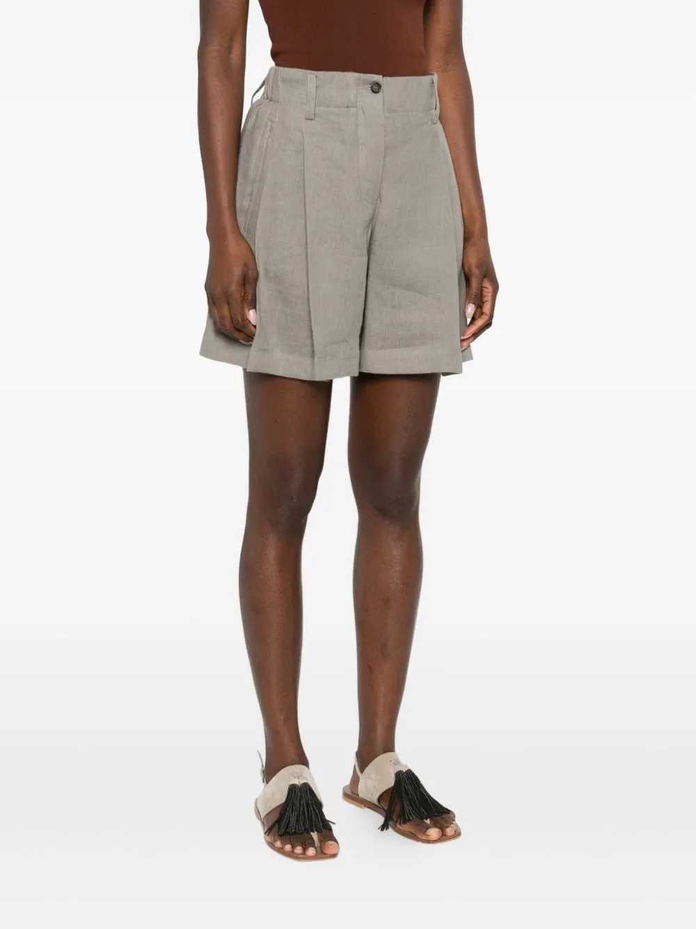 LINEN SHORTS sold by Lord & Taylor product image thumbnail 5