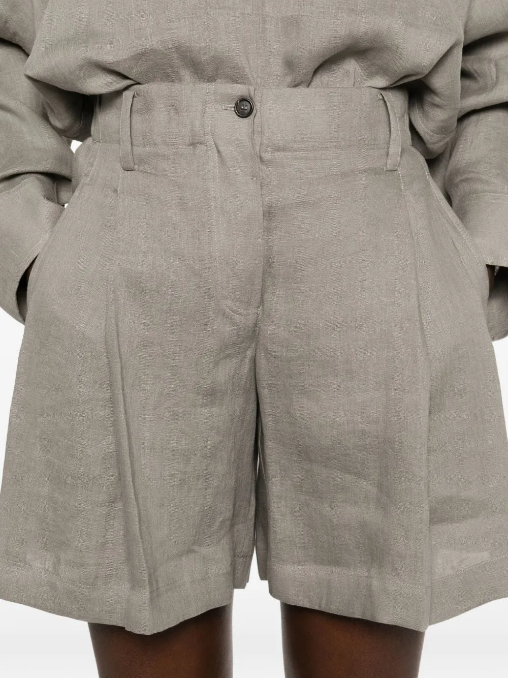 LINEN SHORTS sold by Lord & Taylor product image thumbnail 4