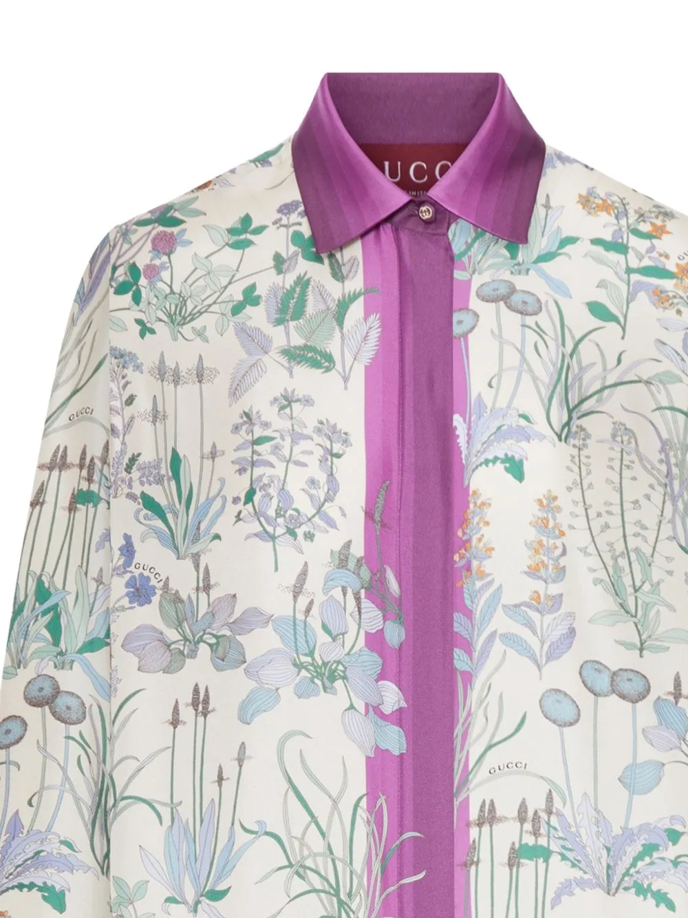 PRINTED SILK TWILL SHIRT sold by Lord & Taylor product image thumbnail 2