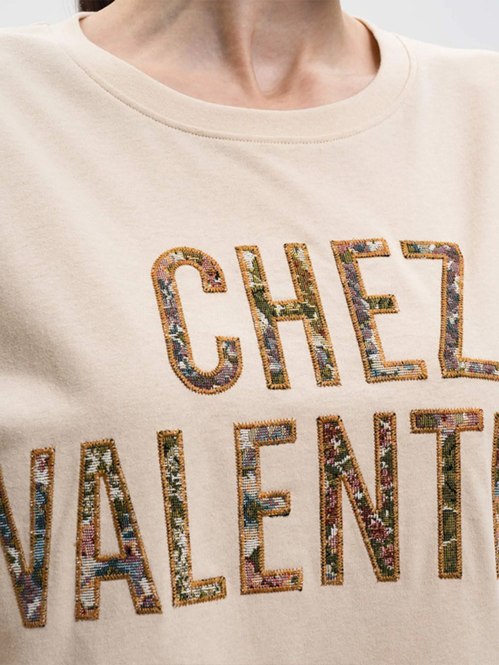 EMBROIDERED COTTON T-SHIRT sold by Lord & Taylor product image thumbnail 5