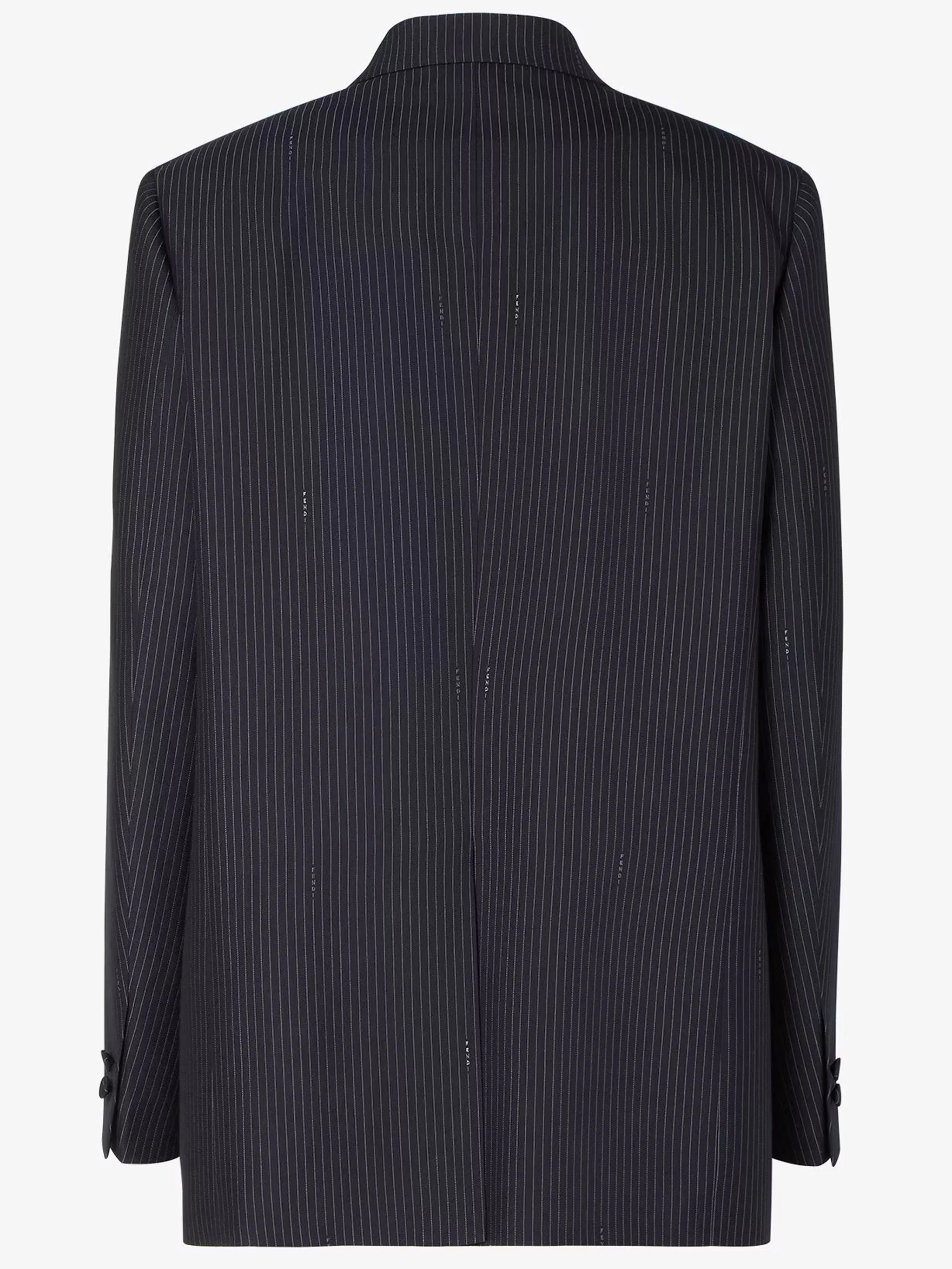 PINSTRIPE FLAP-POCKET BLAZER sold by Lord & Taylor product image thumbnail 4