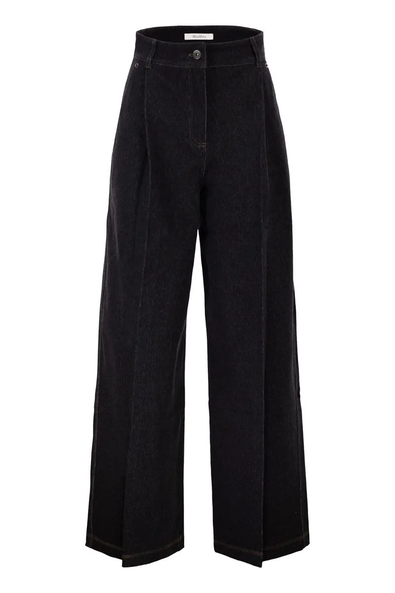 MXPETEREO - 5-POCKET TROUSERS IN DENIM-EFFECT JERSEY sold by Lord & Taylor