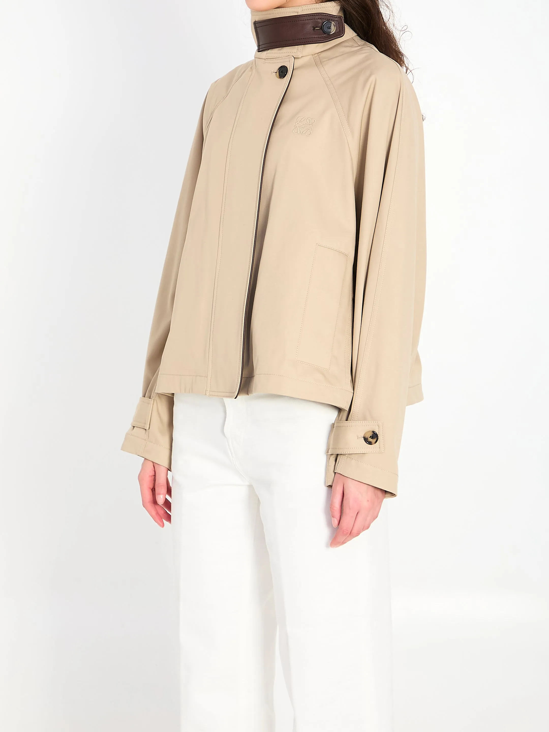 SHORT PARKA IN COTTON AND SILK sold by Lord & Taylor product image thumbnail 2