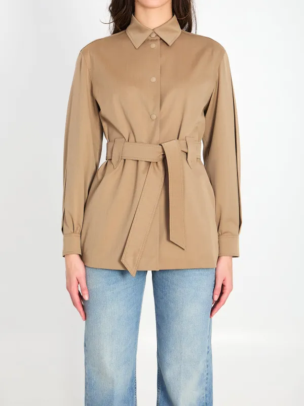 AGENZIA BELTED SHIRT sold by Lord & Taylor