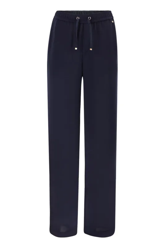 FLOWING WIDE-LEG TROUSERS WITH DRAWSTRING sold by Lord & Taylor