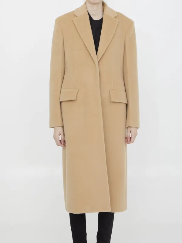 Single-breasted wool coat sold by Lord & Taylor