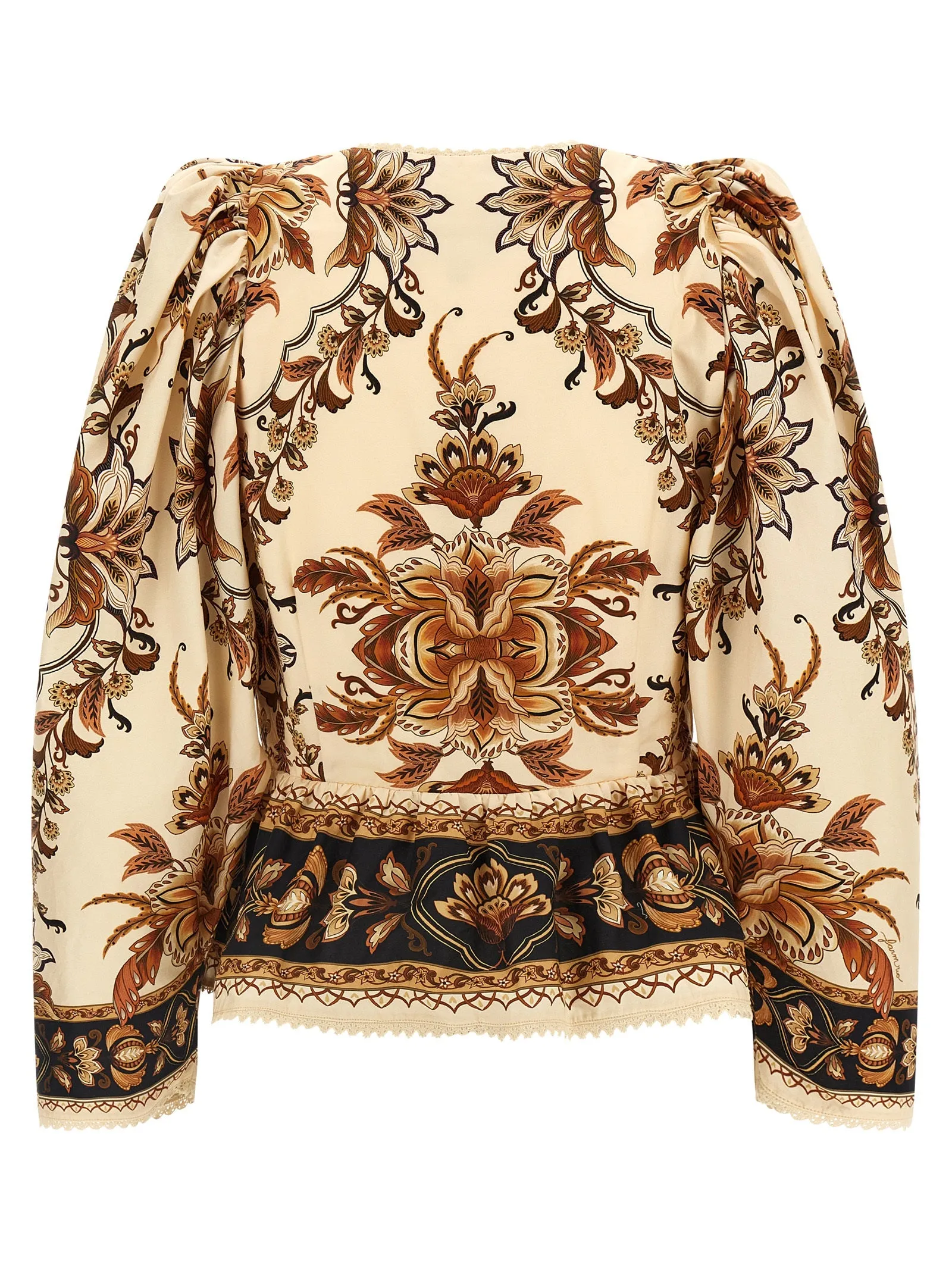 'Majestic Garden Sand' blouse sold by Lord & Taylor product image thumbnail 2