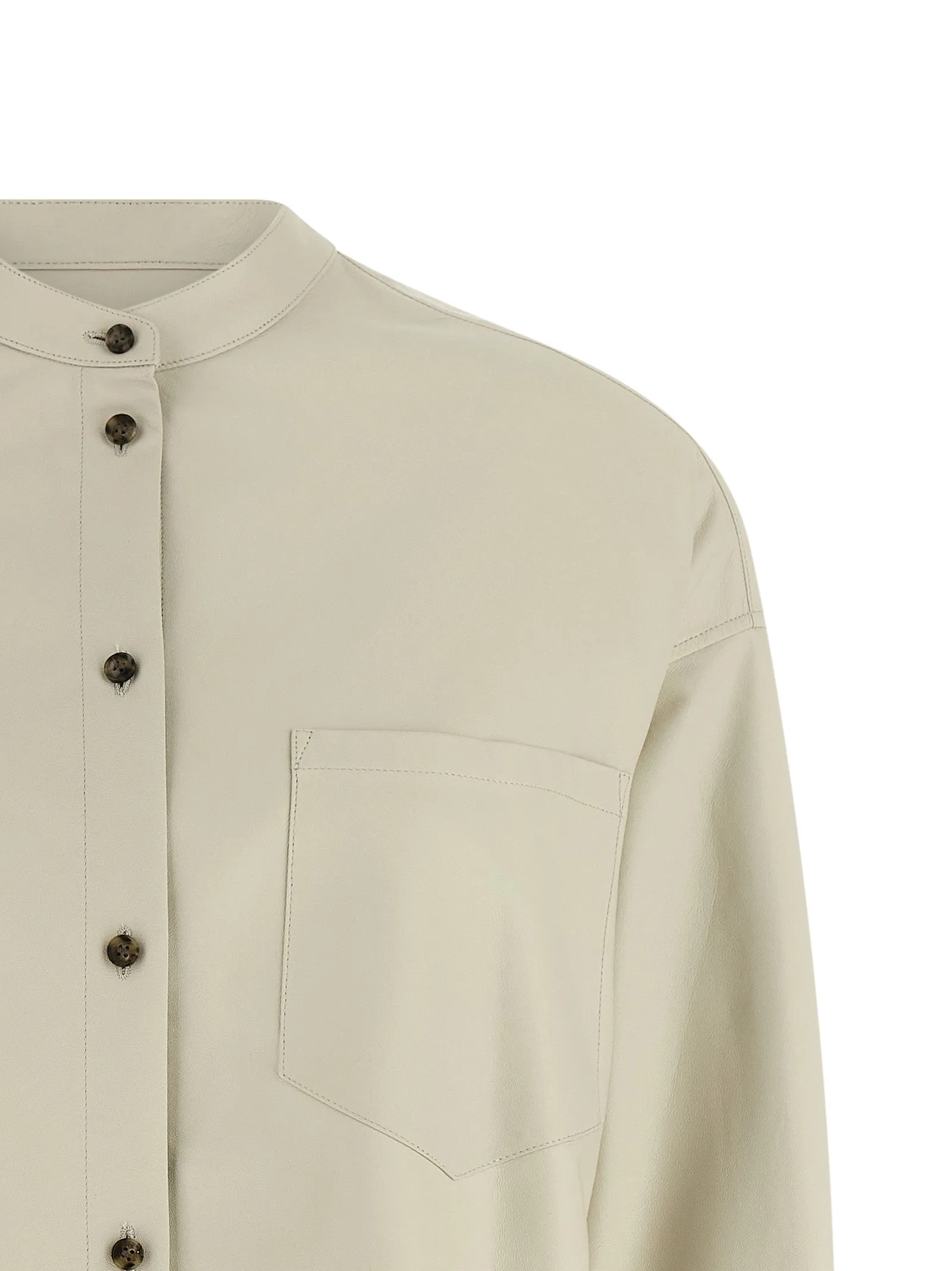 Leather shirt sold by Lord & Taylor product image thumbnail 3