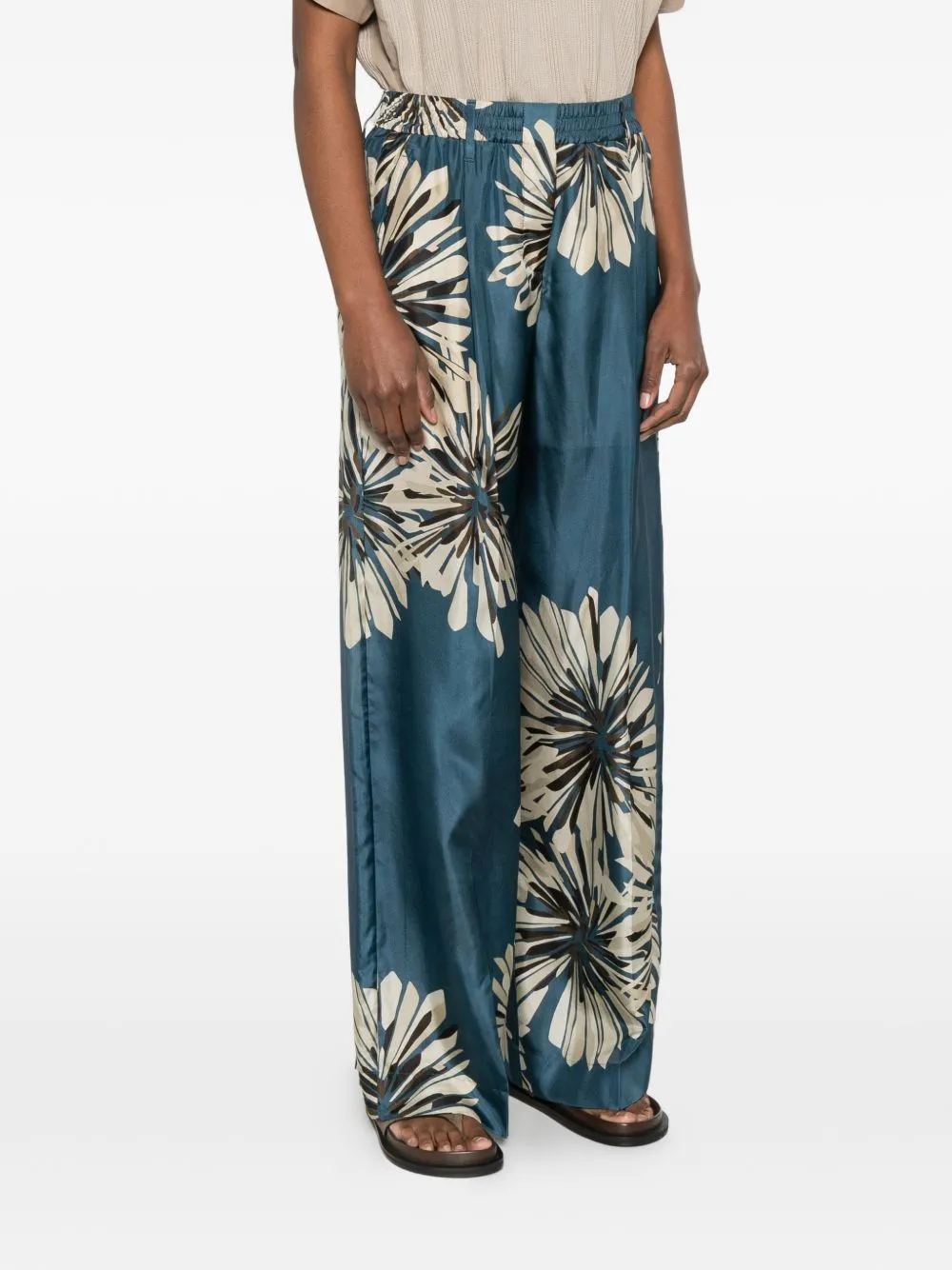PRINTED SILK TROUSERS sold by Lord & Taylor product image thumbnail 3