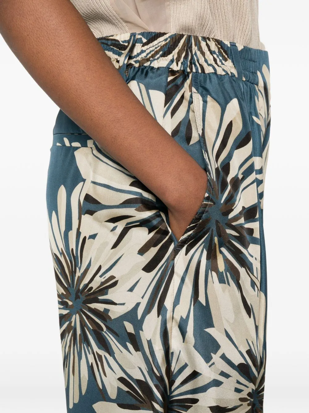 PRINTED SILK TROUSERS sold by Lord & Taylor product image thumbnail 2
