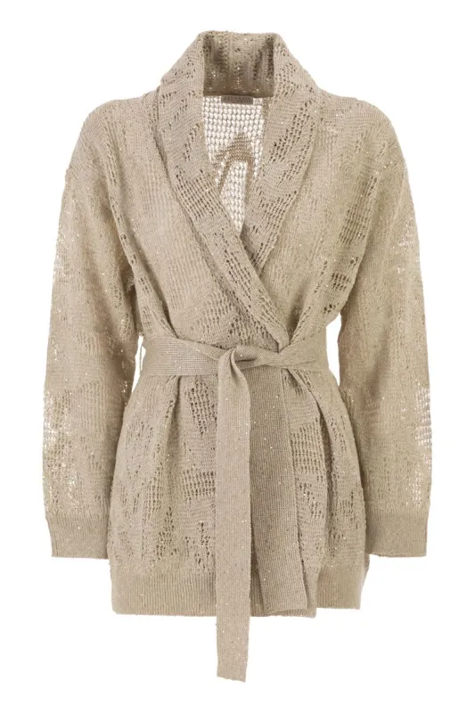 LINEN CARDIGAN sold by Lord & Taylor