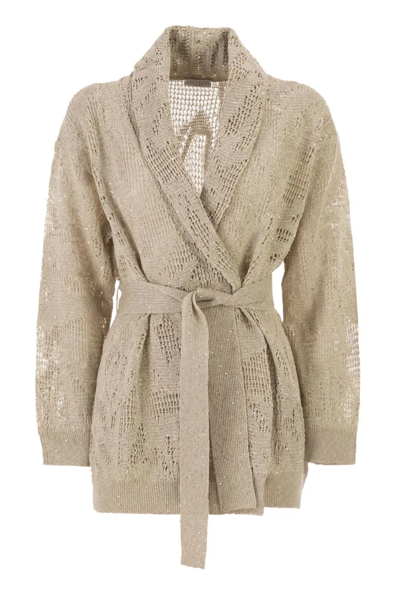 LINEN CARDIGAN sold by Lord & Taylor