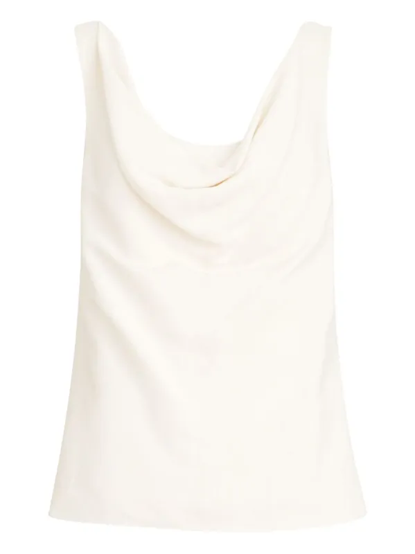 LINEN BLEND TANK TOP made by Brunello Cucinelli
