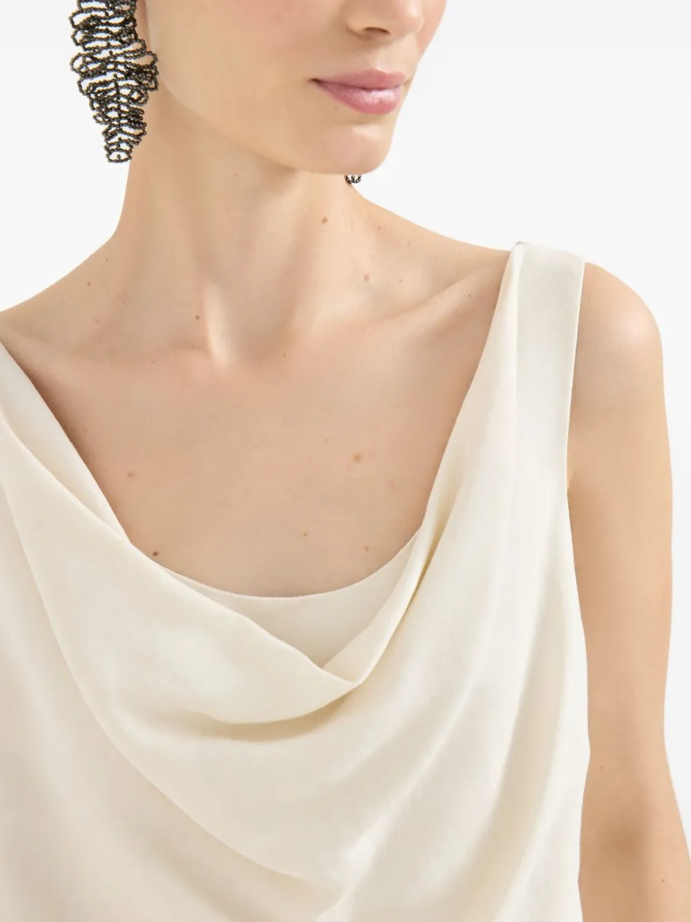 LINEN BLEND TANK TOP sold by Lord & Taylor product image thumbnail 2