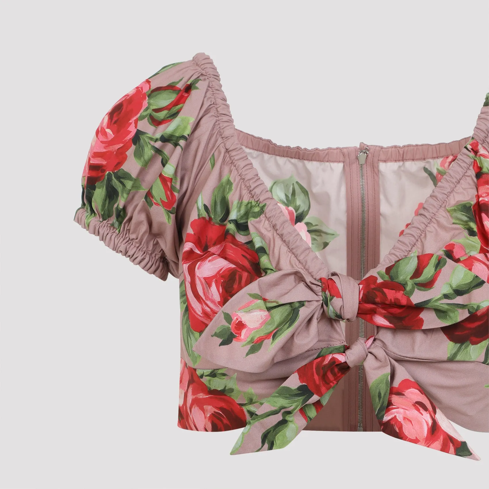 BOUQUET ROSE PRINT TOP sold by Lord & Taylor product image thumbnail 4