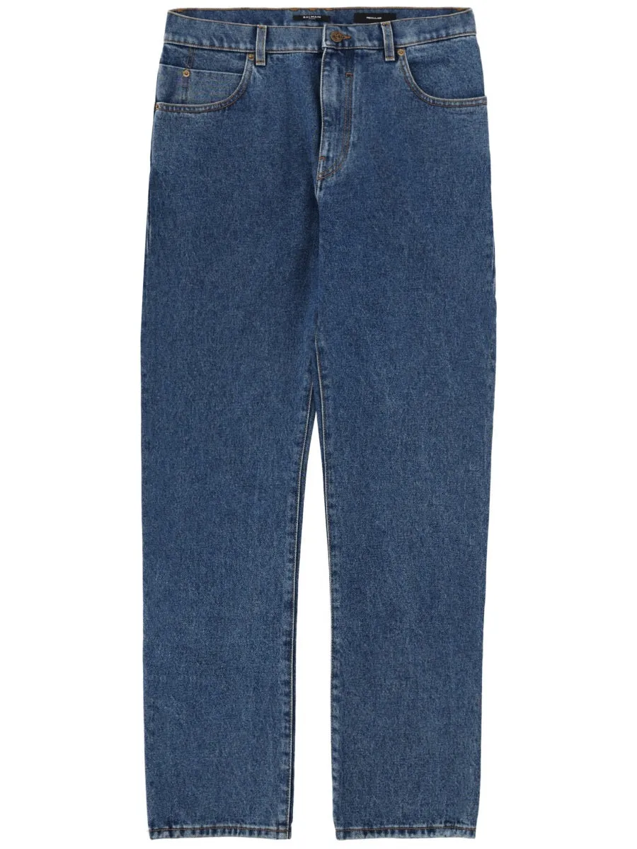 STRAIGHT DENIM JEANS sold by Lord & Taylor