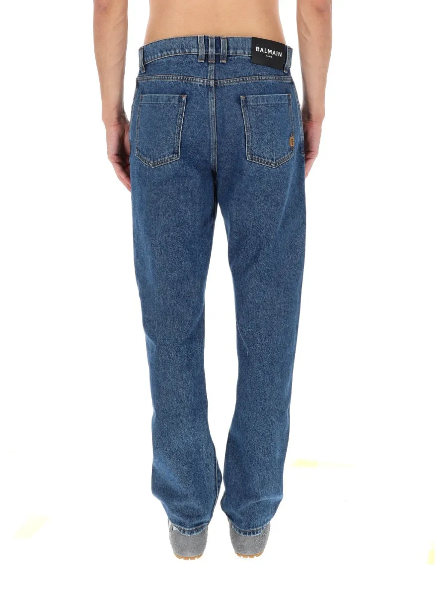 STRAIGHT DENIM JEANS sold by Lord & Taylor product image thumbnail 5