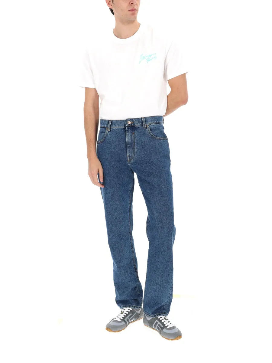 STRAIGHT DENIM JEANS sold by Lord & Taylor product image thumbnail 3