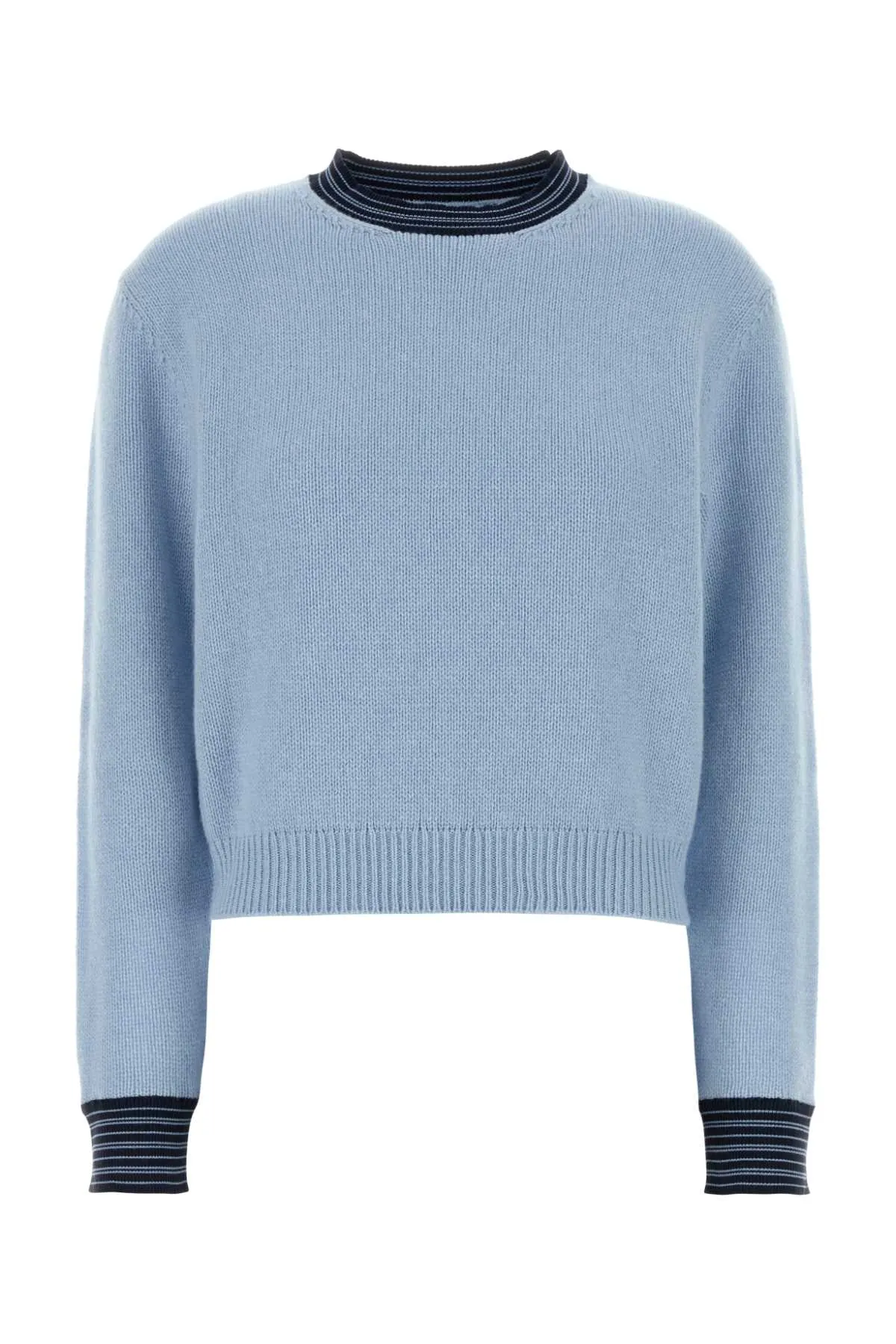 LIGHT BLUE CASHMERE BLEND SWEATER sold by Lord & Taylor