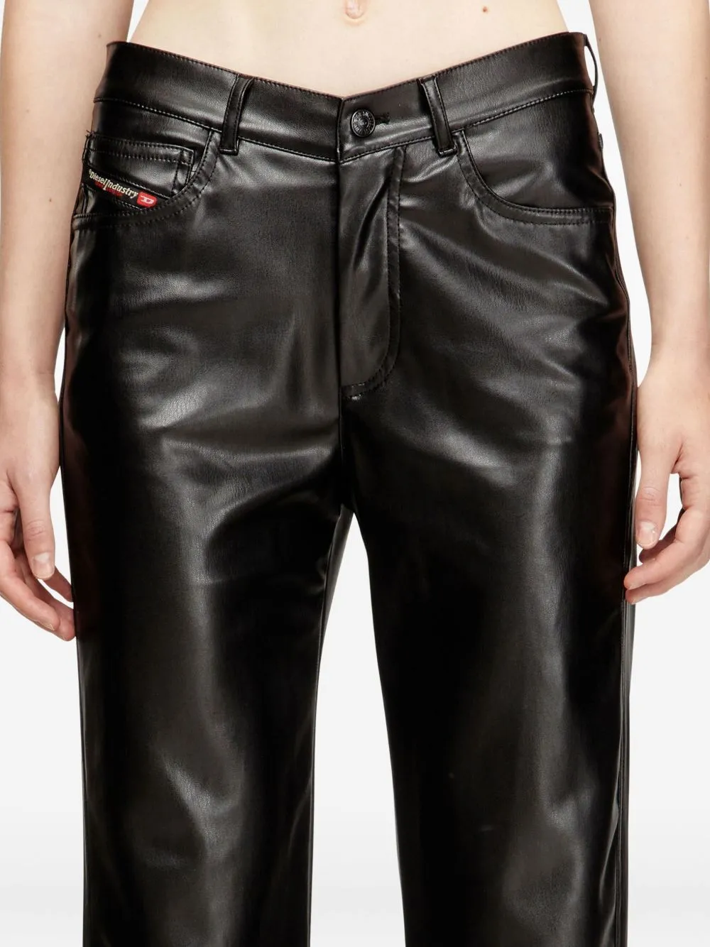 BLACK P-LAIN ECO LEATHER PANTS sold by Lord & Taylor product image thumbnail 4
