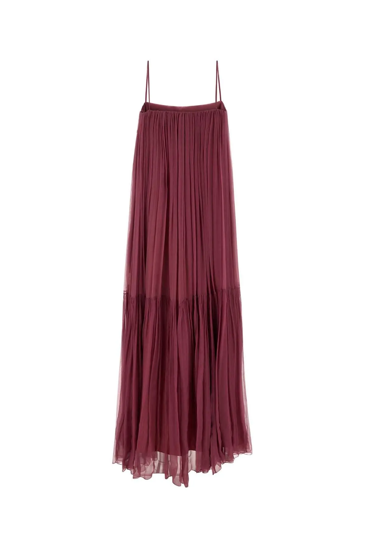 TYRIAN PURPLE SILK LONG DRESS sold by Lord & Taylor product image thumbnail 2