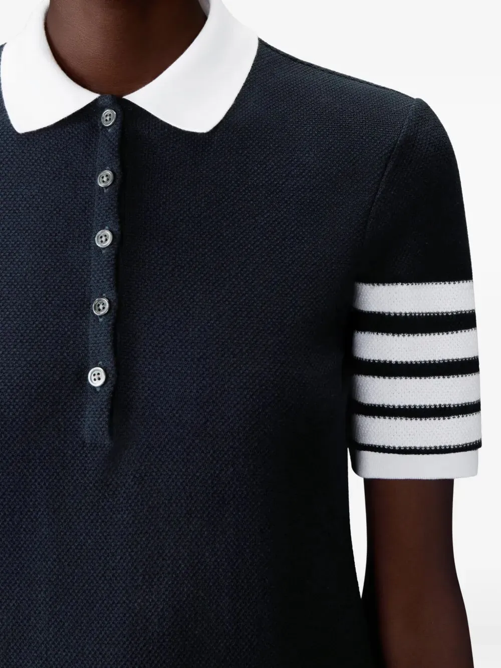 4-BAR COTTON PIQUÉ POLO DRESS sold by Lord & Taylor product image thumbnail 5