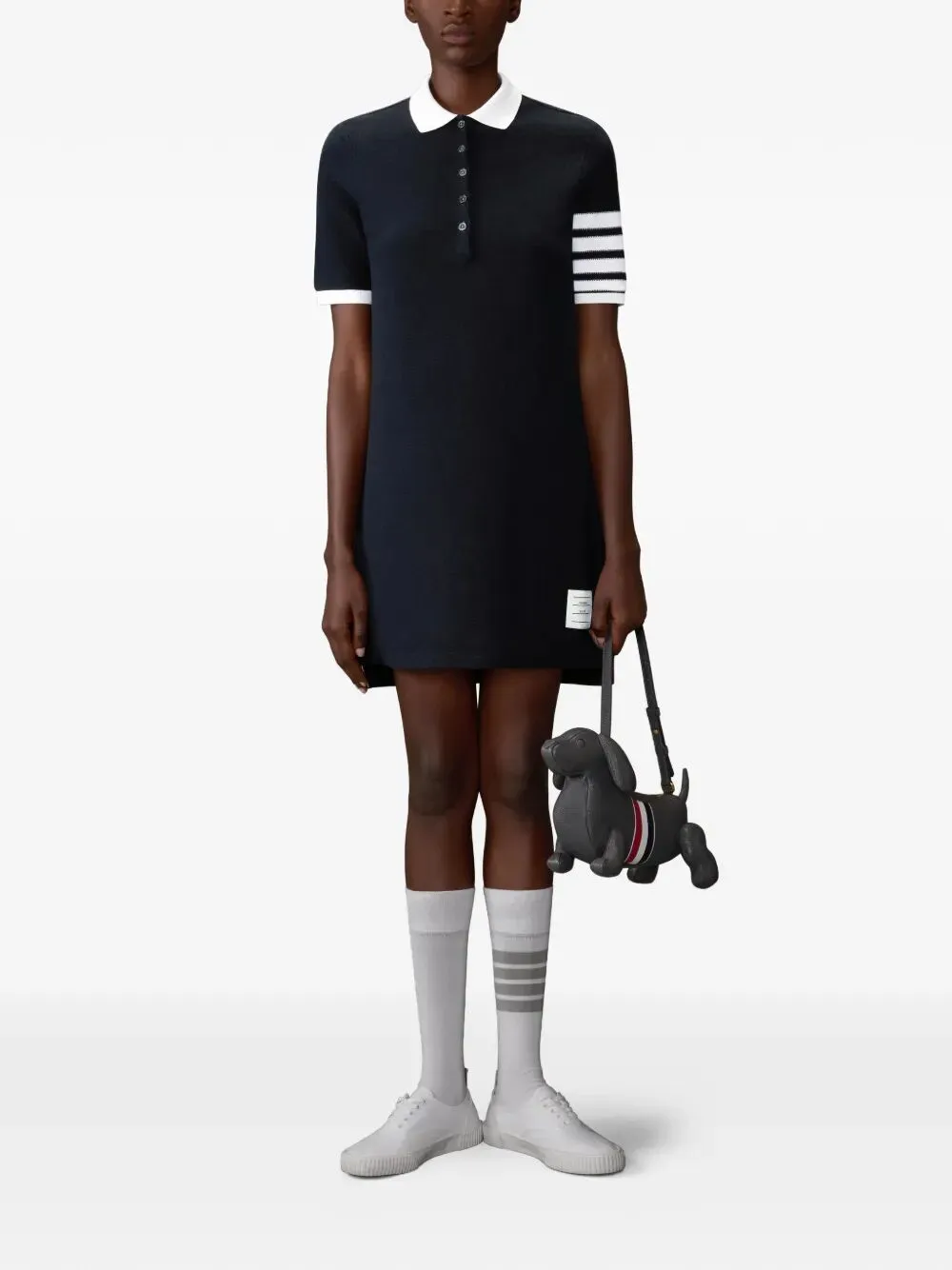 4-BAR COTTON PIQUÉ POLO DRESS sold by Lord & Taylor product image thumbnail 3