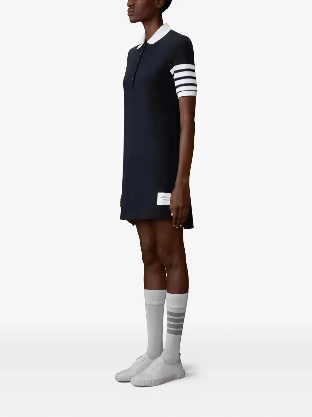 4-BAR COTTON PIQUÉ POLO DRESS sold by Lord & Taylor product image thumbnail 4