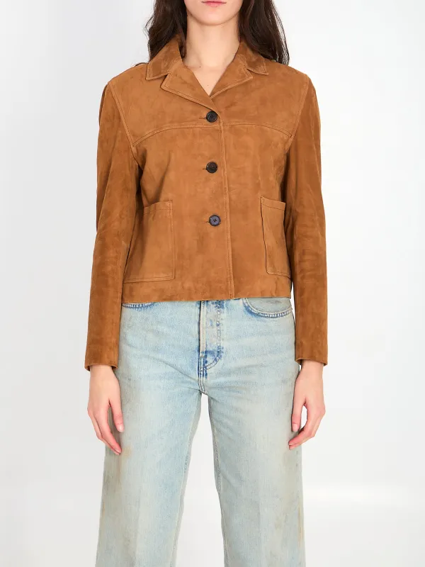 LOTUS SUEDE LEATHER JACKET made by Lord & Taylor