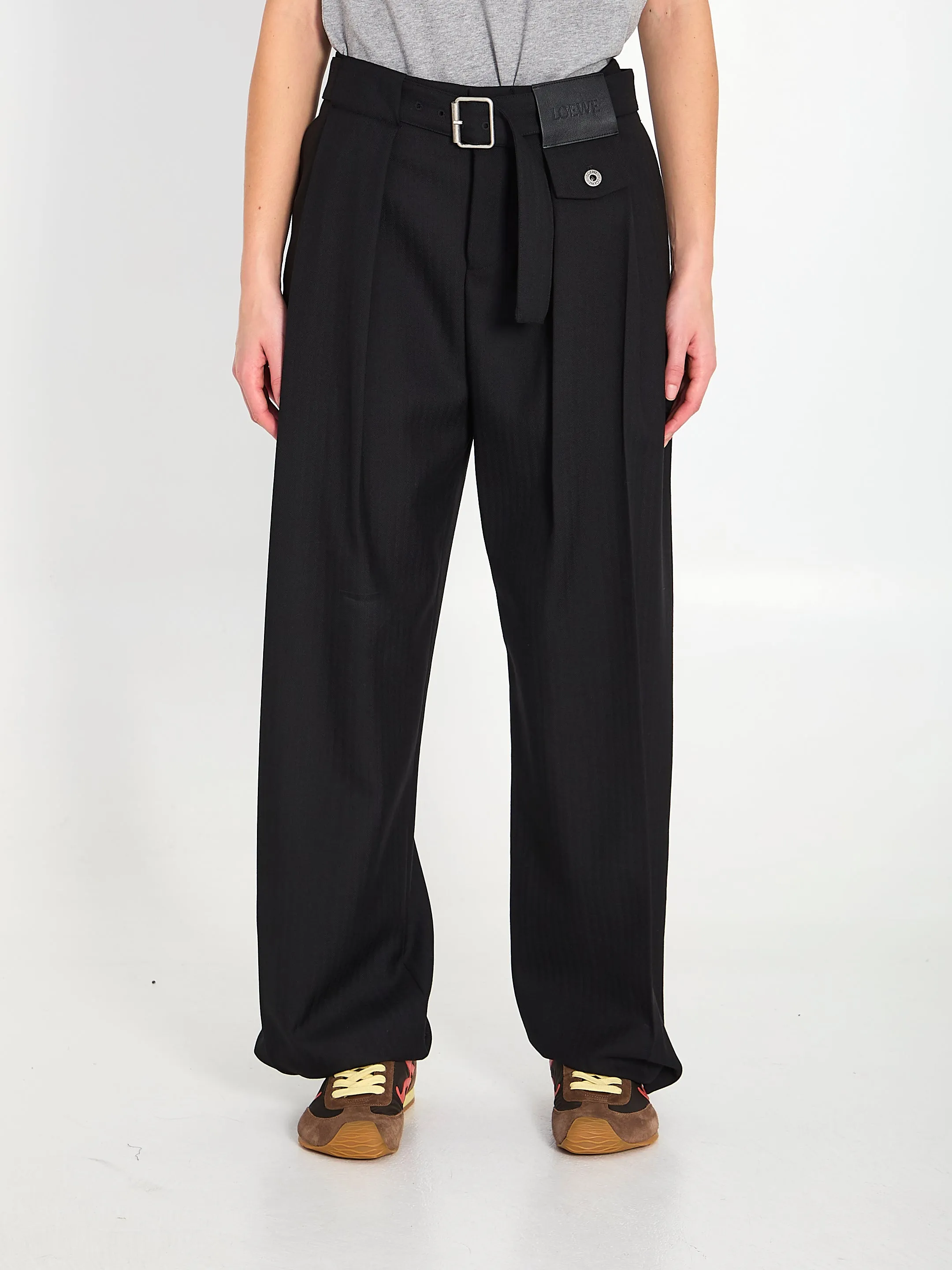 TROUSERS WITH BELT sold by Lord & Taylor