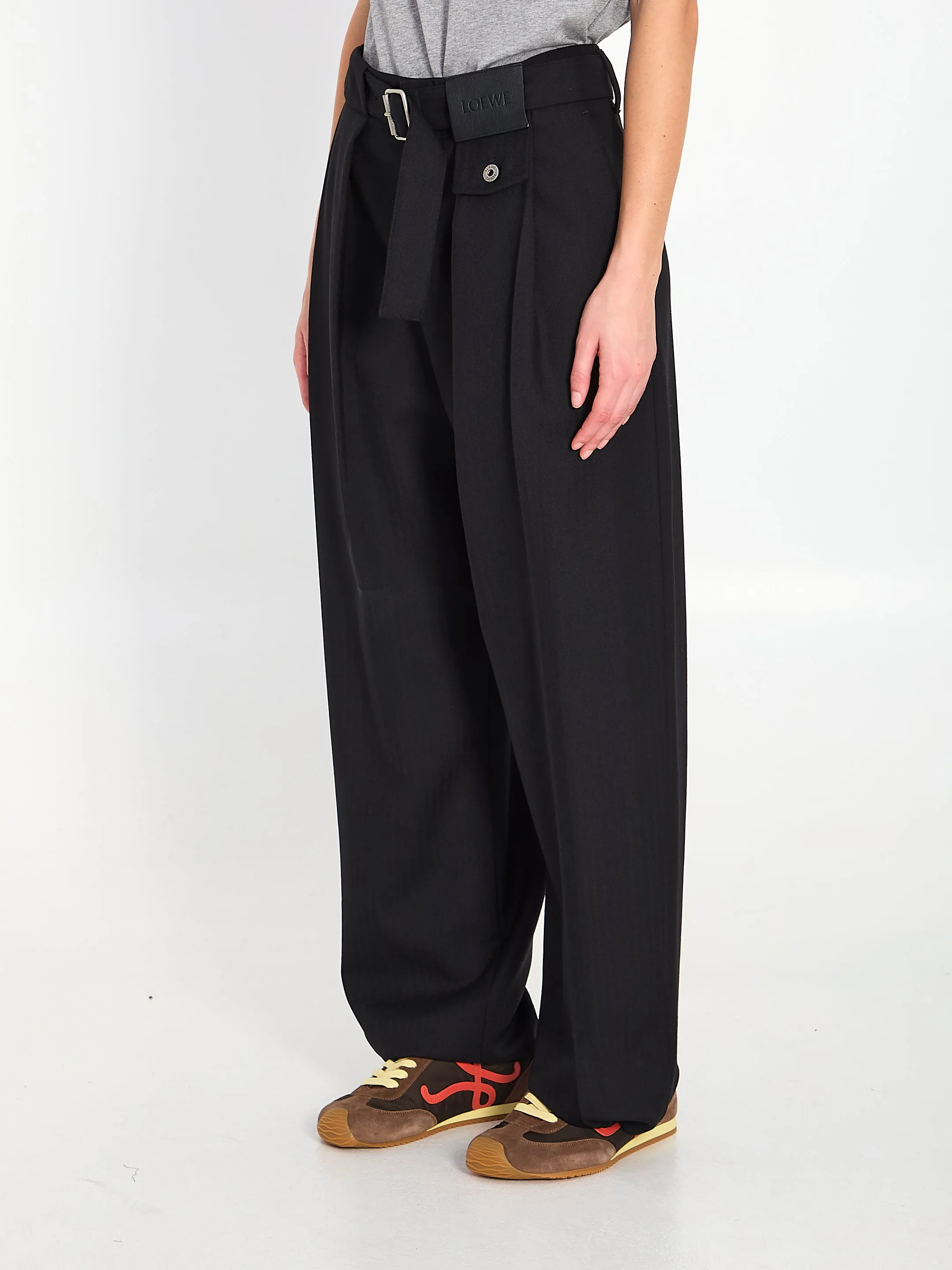 TROUSERS WITH BELT sold by Lord & Taylor product image thumbnail 2