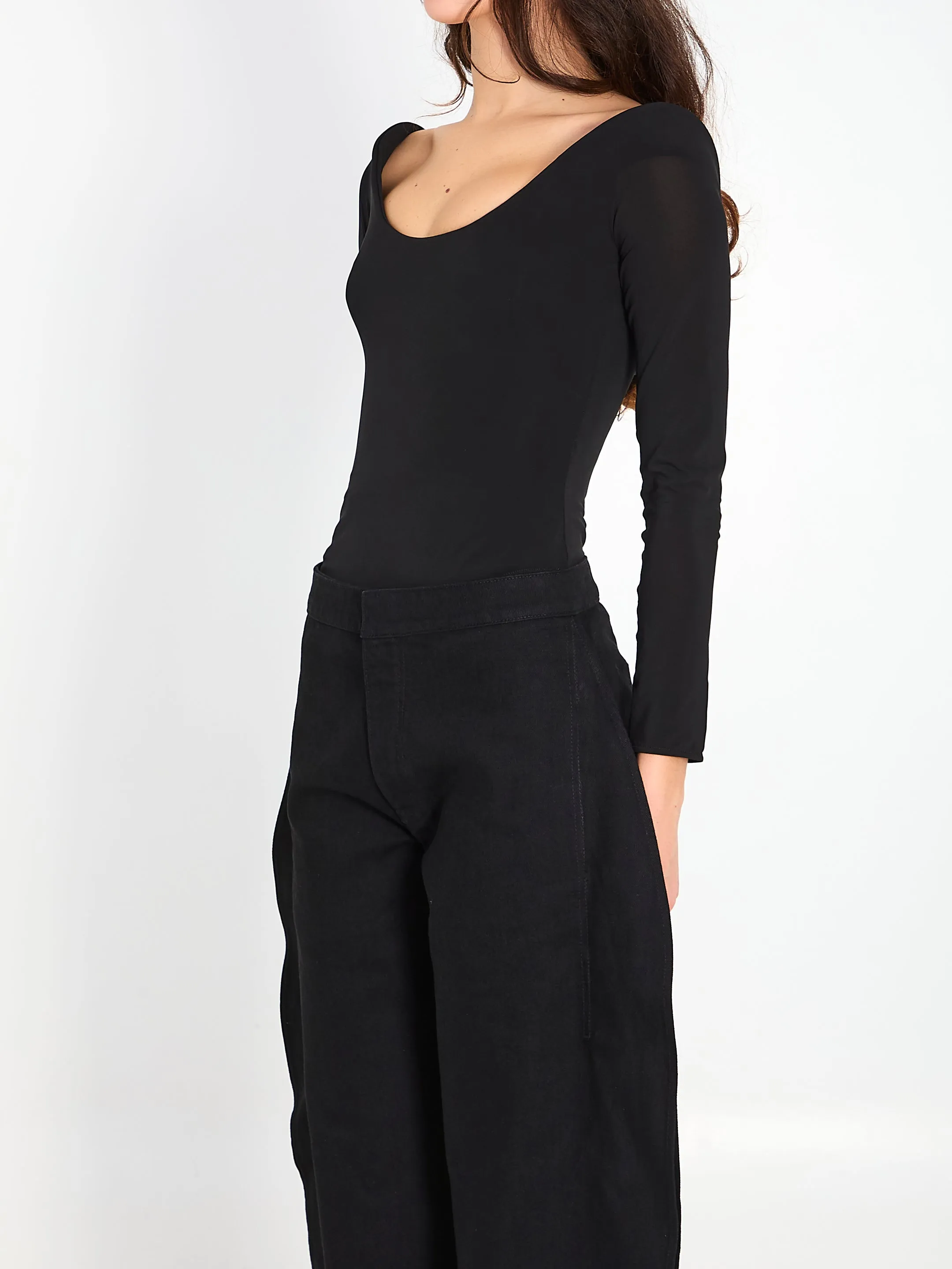 SCULPTED JERSEY BODYSUIT sold by Lord & Taylor product image thumbnail 2