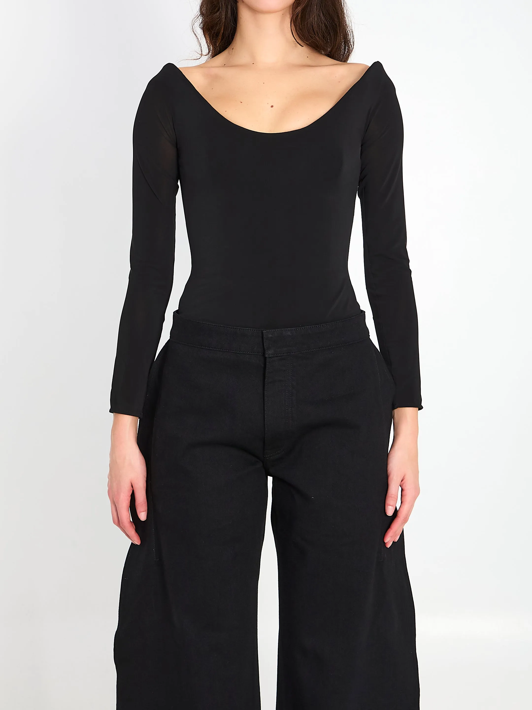 SCULPTED JERSEY BODYSUIT sold by Lord & Taylor