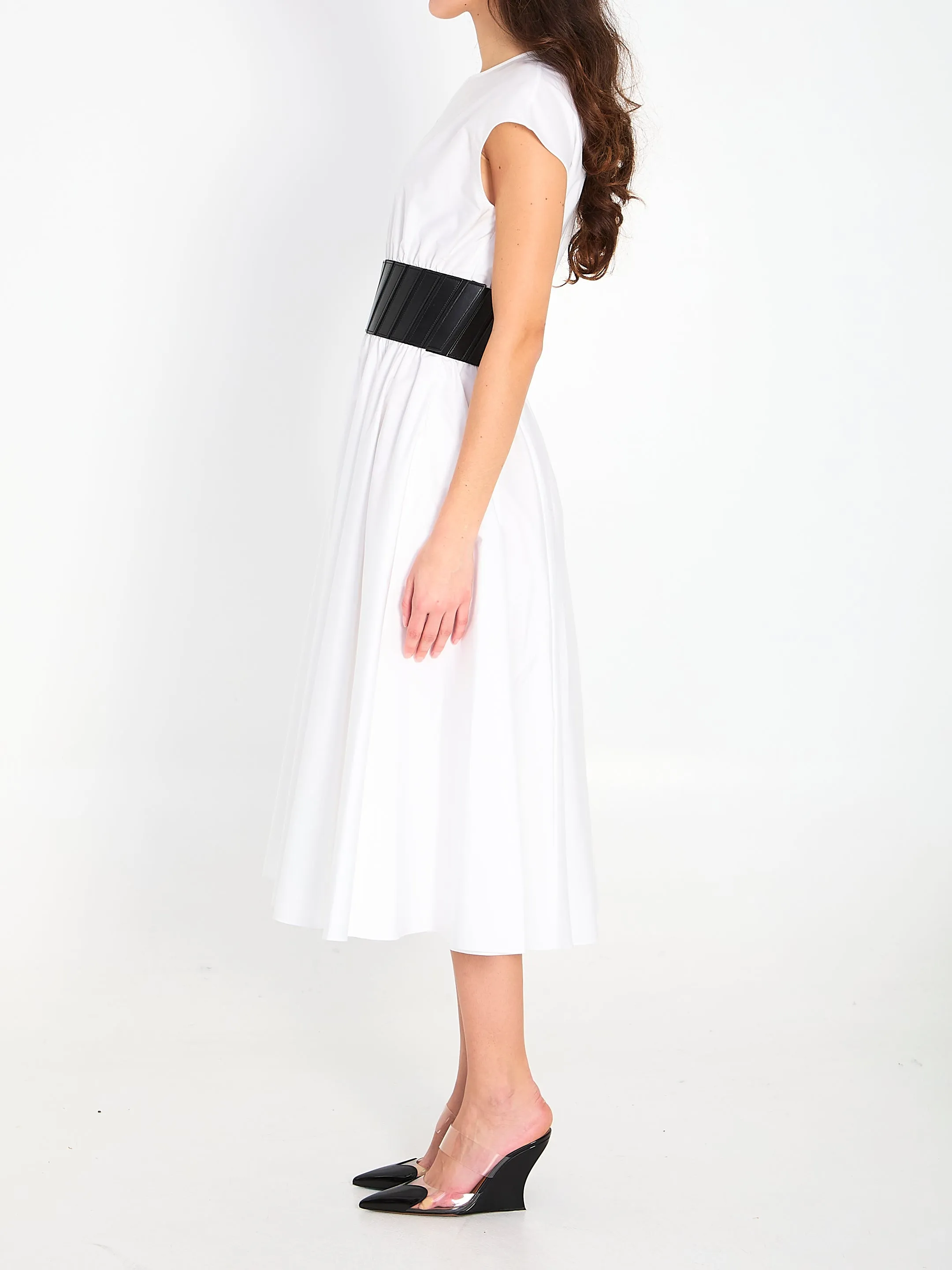 MIDI DRESS WITH BELT sold by Lord & Taylor product image thumbnail 3