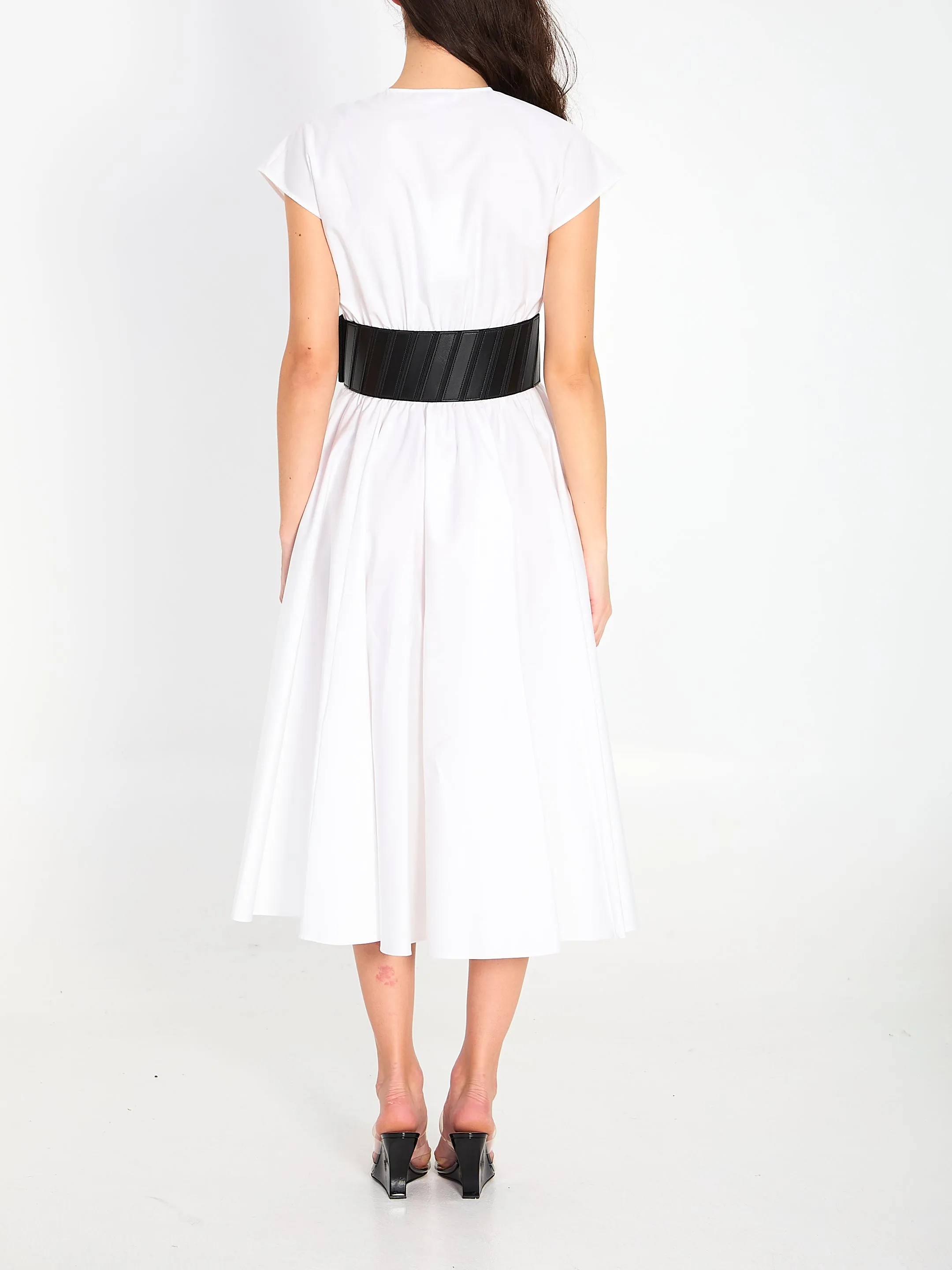 MIDI DRESS WITH BELT sold by Lord & Taylor product image thumbnail 4
