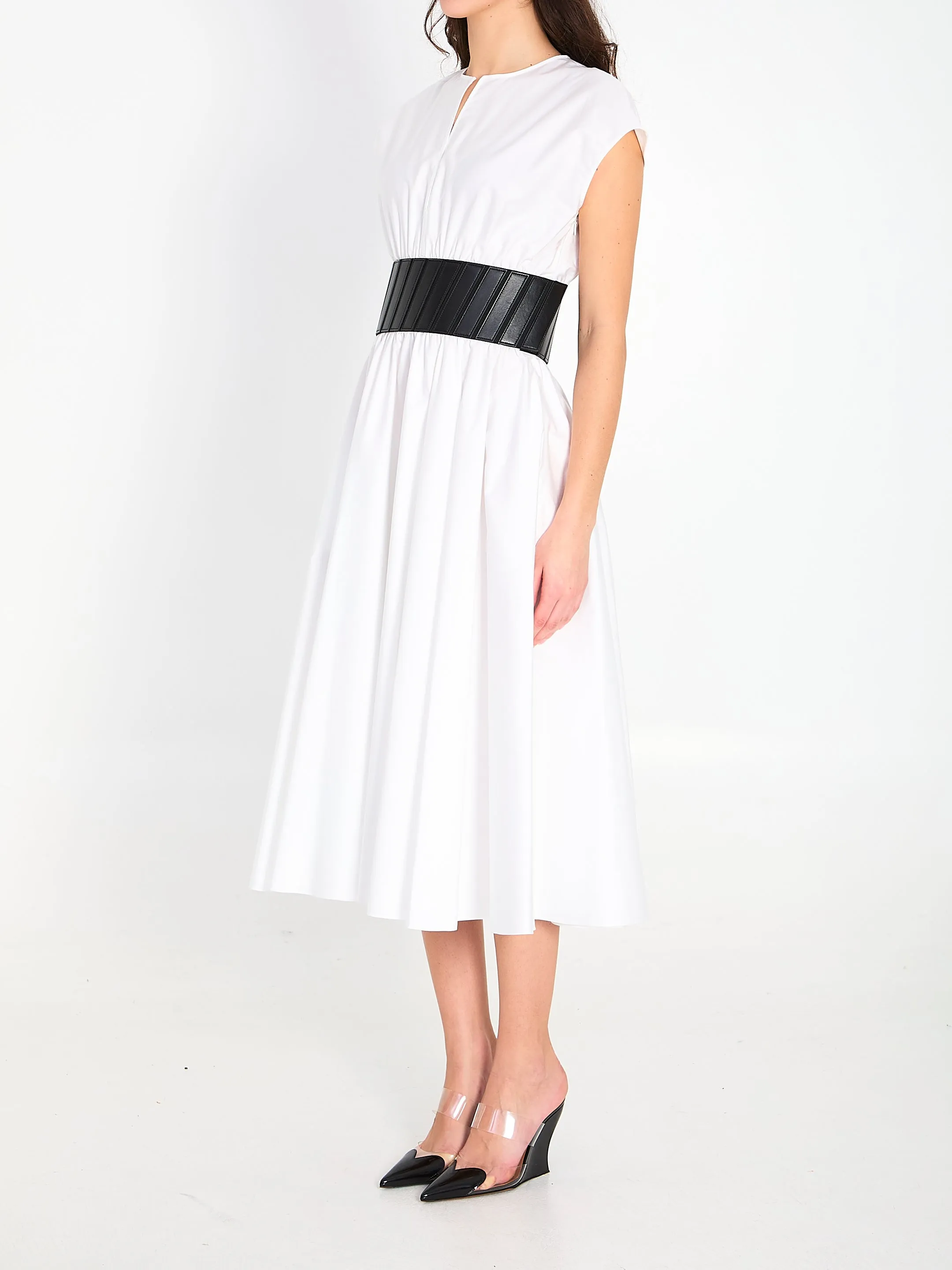 MIDI DRESS WITH BELT sold by Lord & Taylor product image thumbnail 2