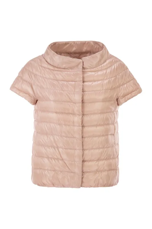 EMILIA - DOWN JACKET WITH SHORT SLEEVES made by Herno