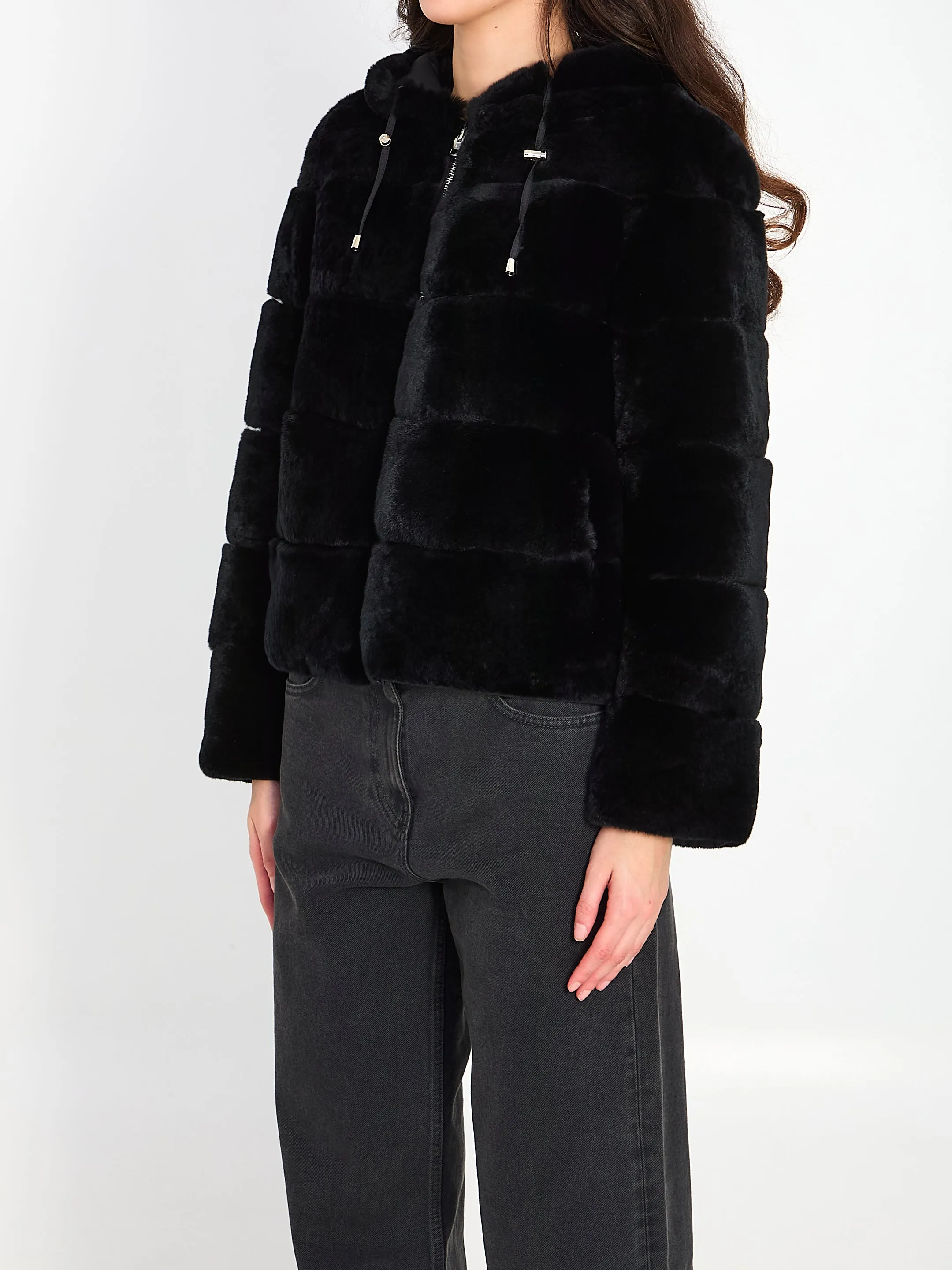 REVERSIBLE GREEN FUR sold by Lord & Taylor product image thumbnail 2