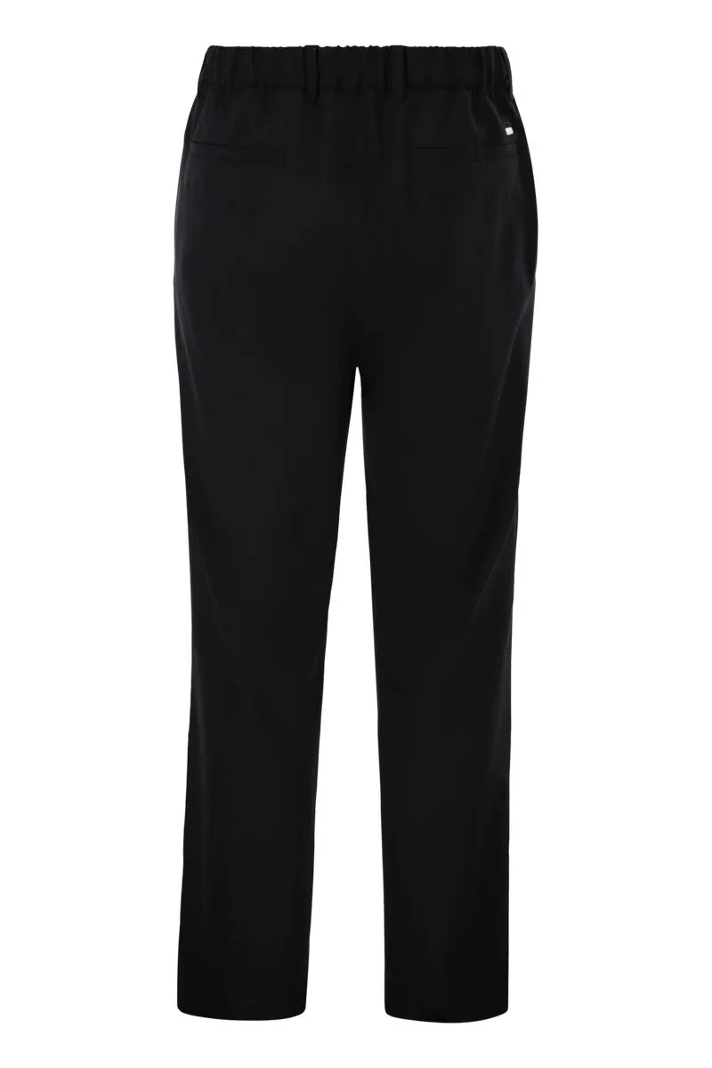 STRETCH TAILORED TROUSERS IN WOOL BLEND sold by Lord & Taylor product image thumbnail 2