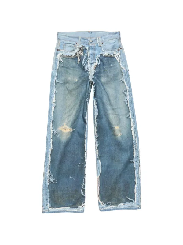 MID-BLUE COTTON JEANS made by Acne Studios