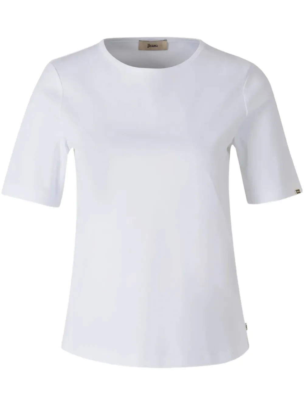 COTTON T-SHIRT WITH LOGO BUTTONS ON THE SIDES sold by Lord & Taylor