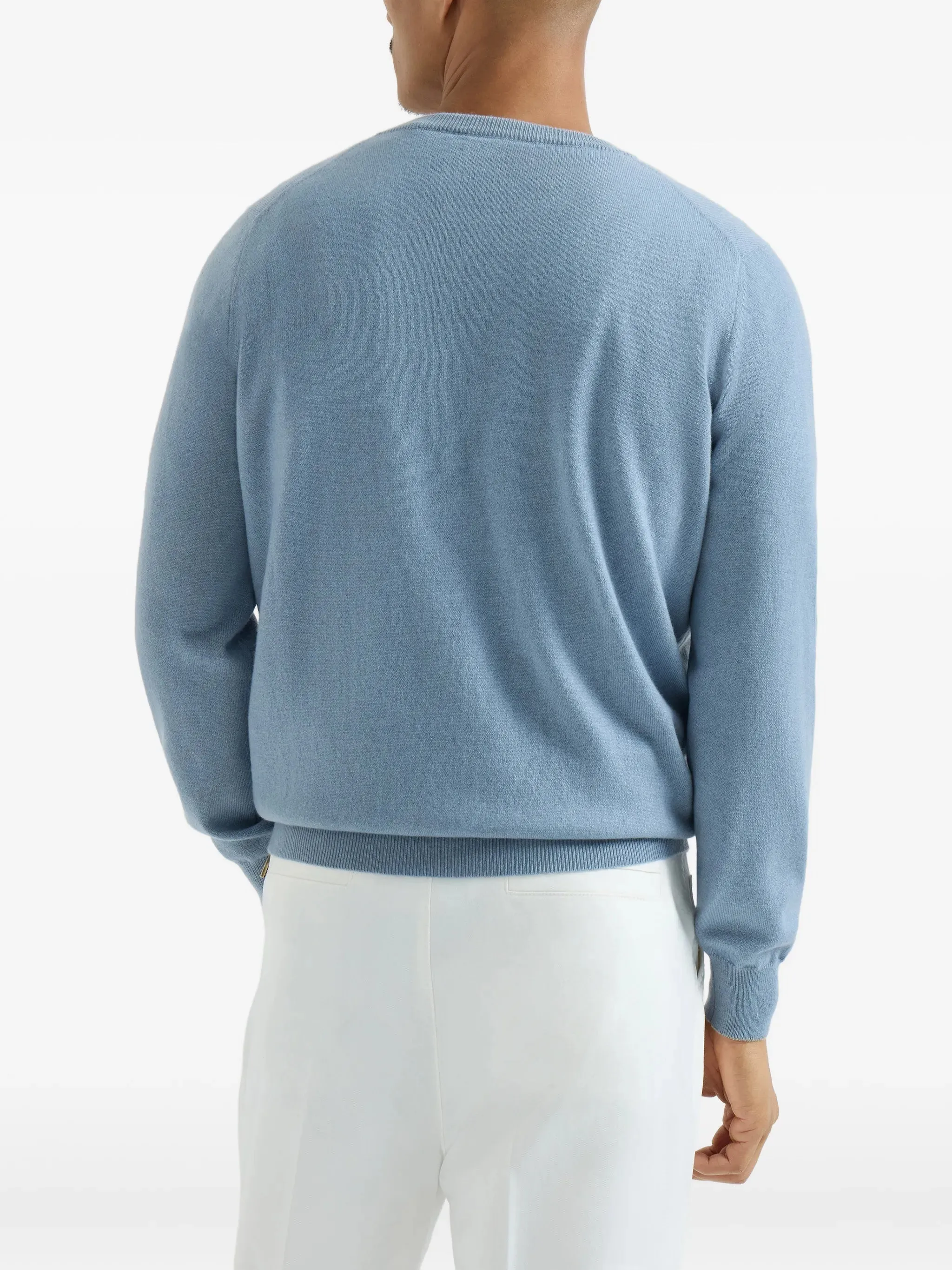 LIGHTBLUE CASHMERE CREWNECK SWEATER sold by Lord & Taylor product image thumbnail 4