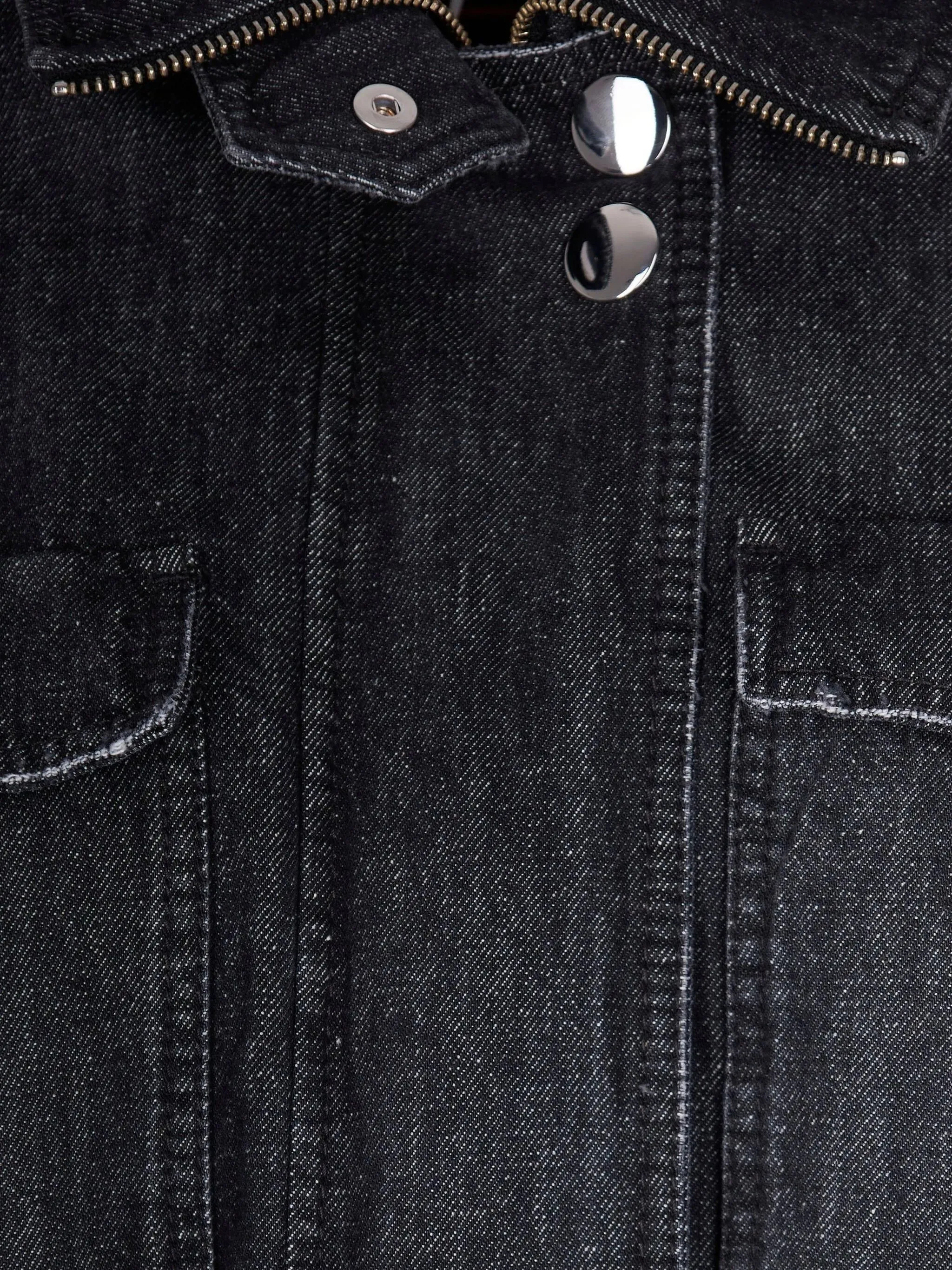 BLACK COTTON DENIM sold by Lord & Taylor product image thumbnail 3