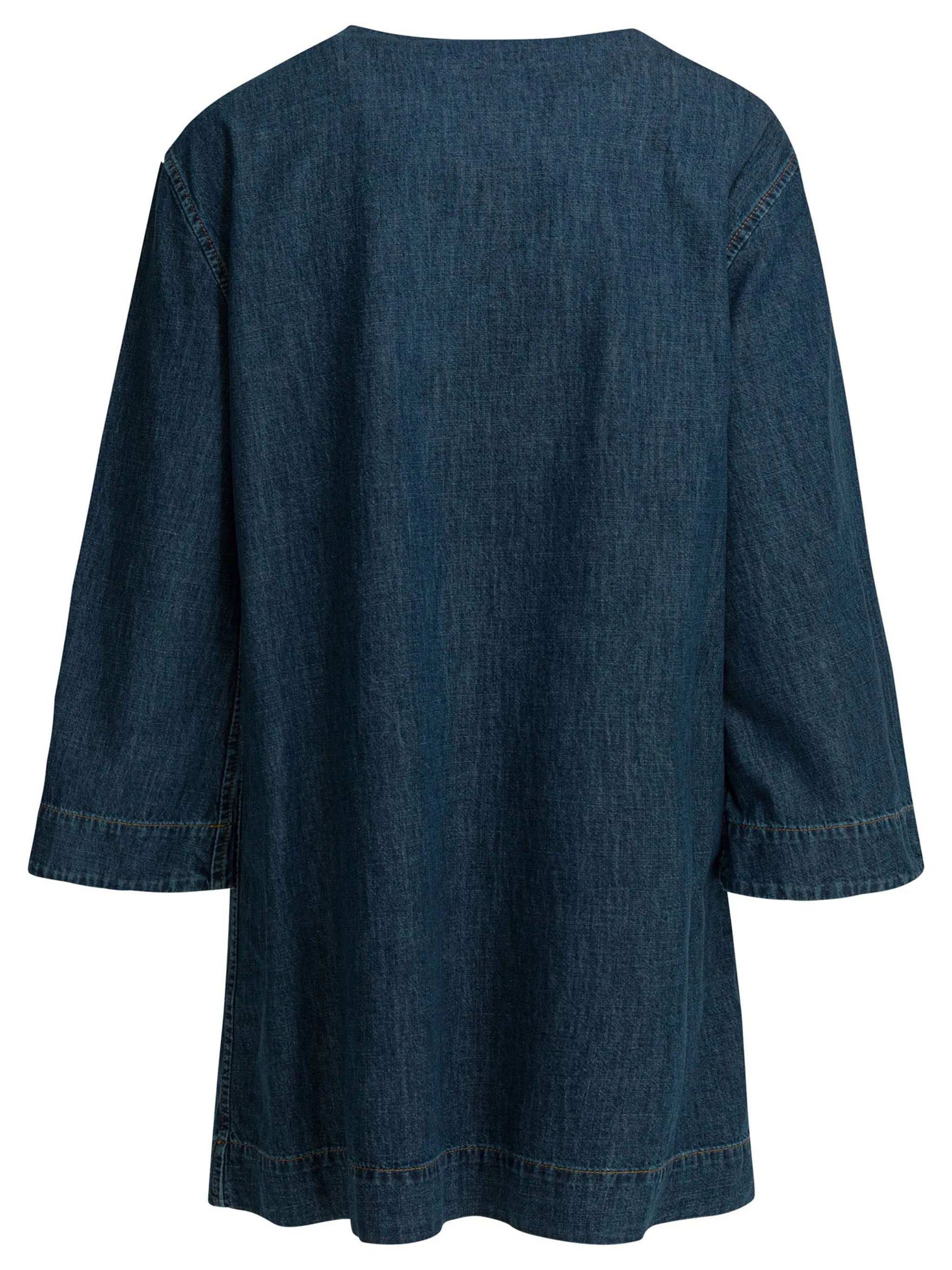 BLUE COTTON MINI DRESSES DENIM sold by Lord & Taylor product image thumbnail 2