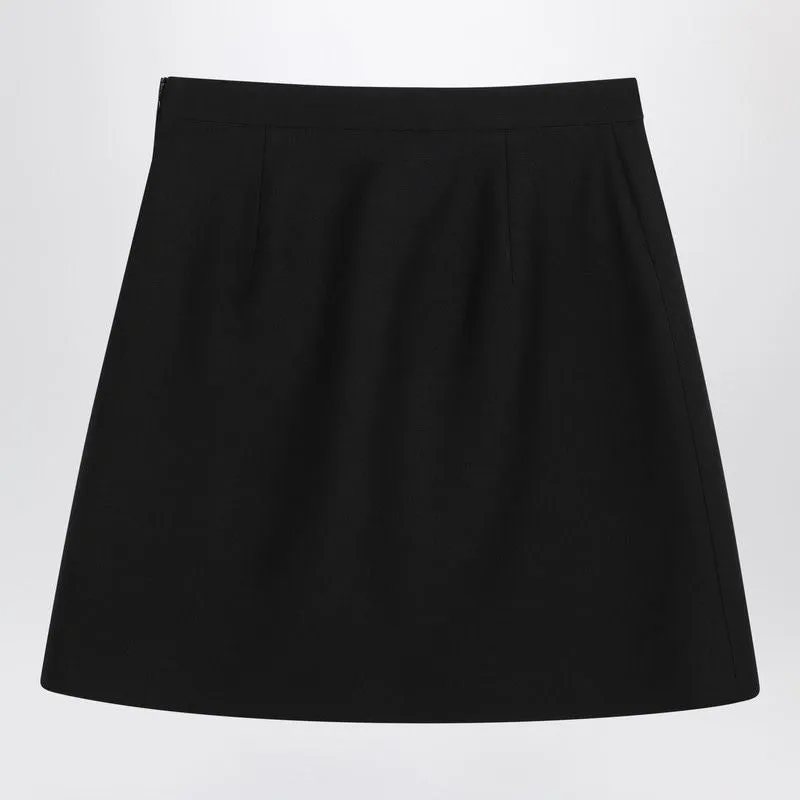BLACK WOOL SILK MINI SKIRTS sold by Lord & Taylor product image thumbnail 2