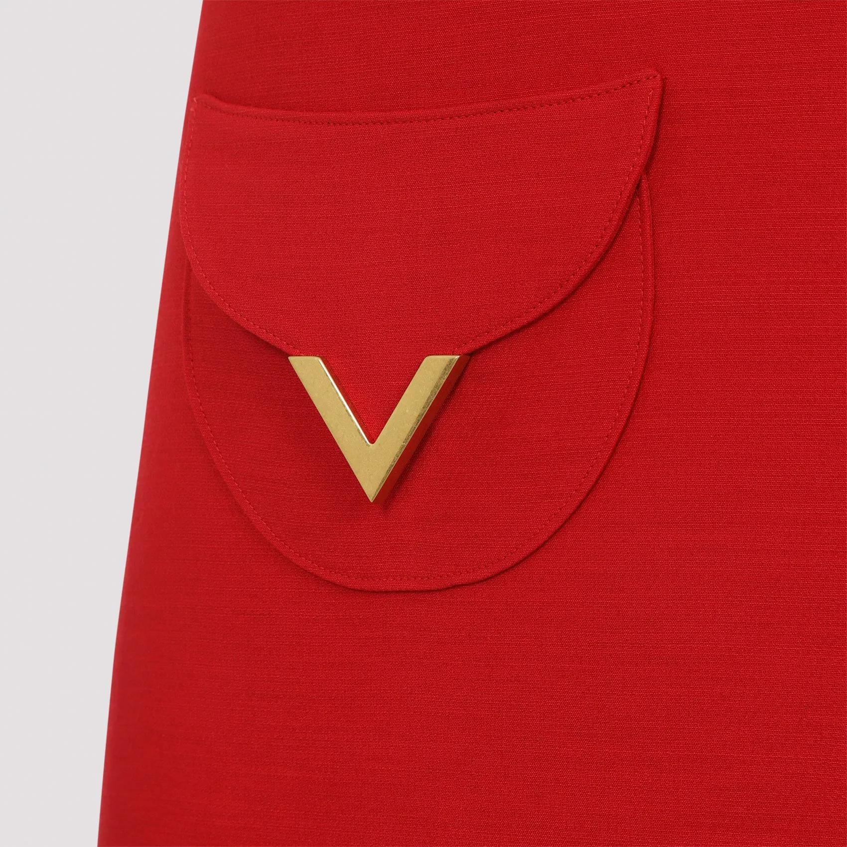 RED WOOL SILK MINI DRESS sold by Lord & Taylor product image thumbnail 5