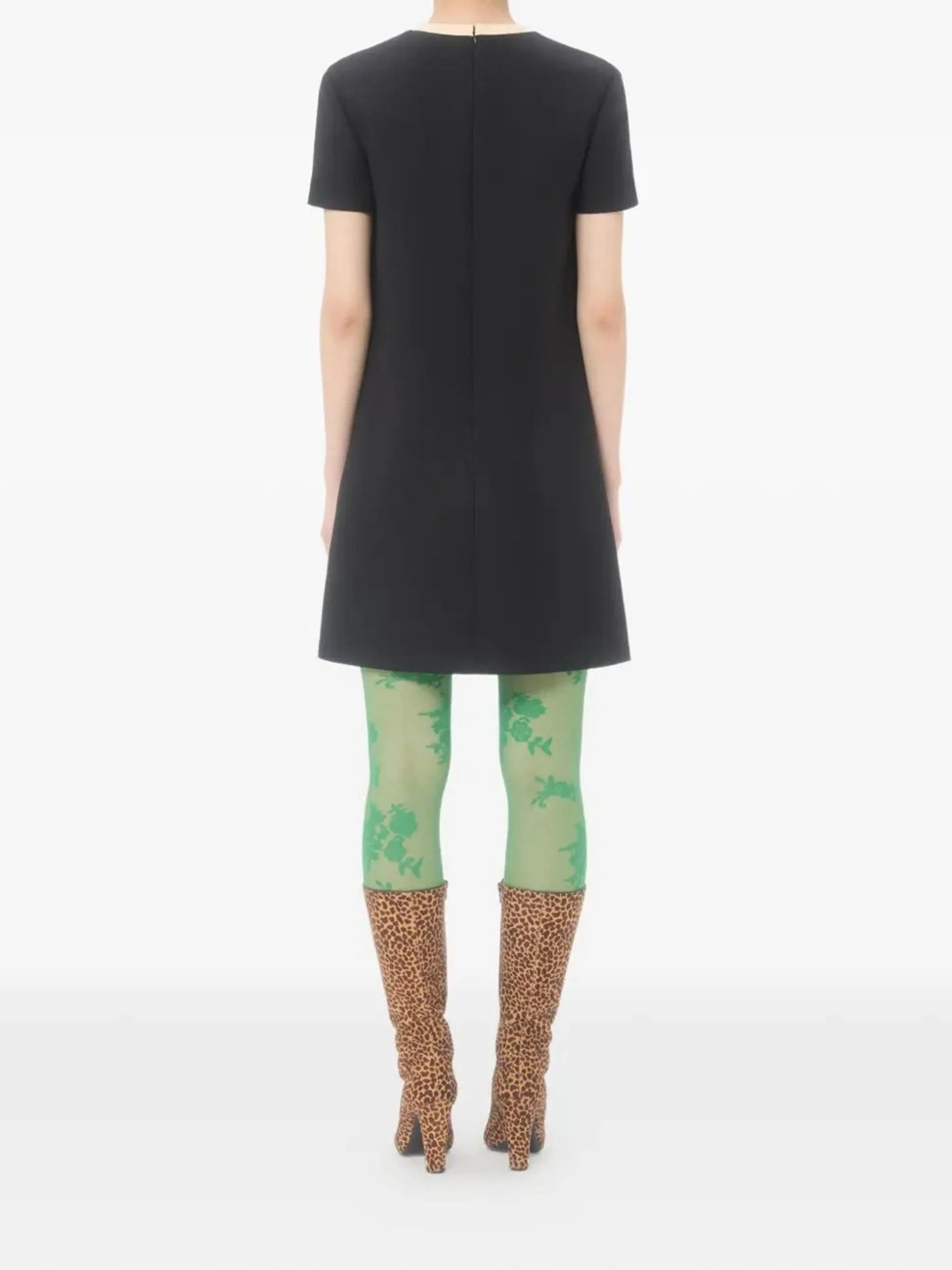 BLACK WOOL SILK MINI DRESS sold by Lord & Taylor product image thumbnail 4