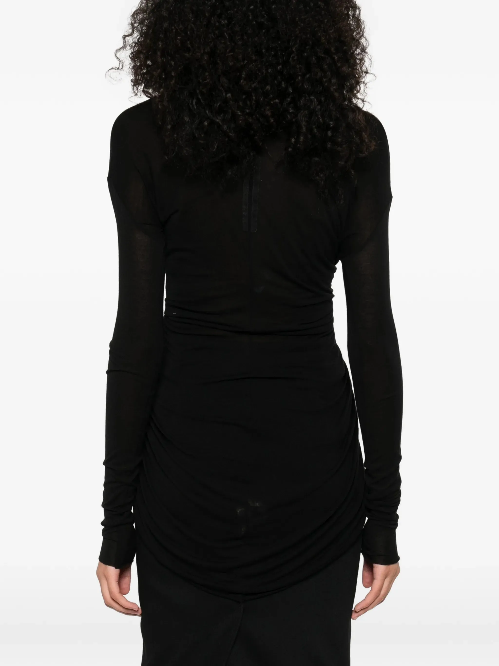 BLACK VISCOSE SILK RADIANCE TOP sold by Lord & Taylor product image thumbnail 4