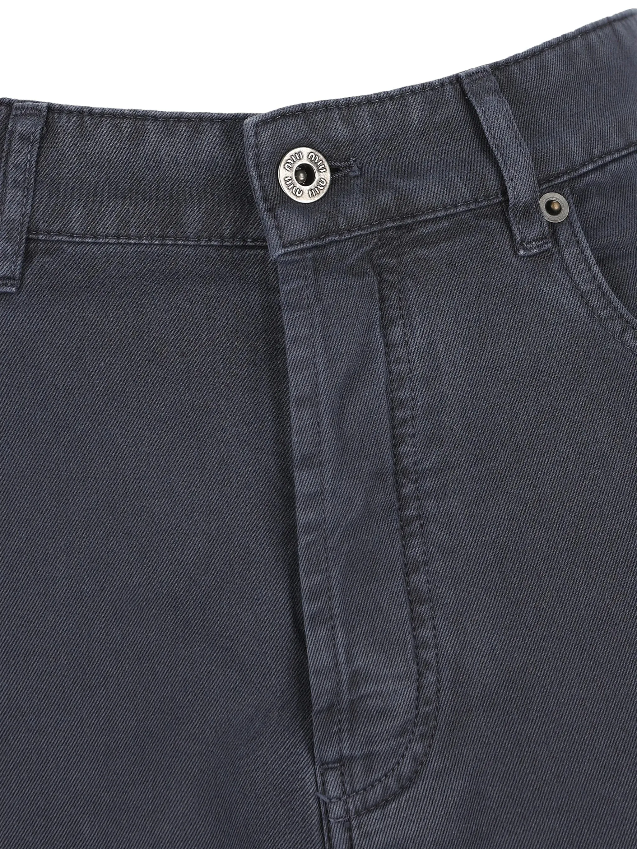 GREY COTTON JEANS PANTS sold by Lord & Taylor product image thumbnail 3